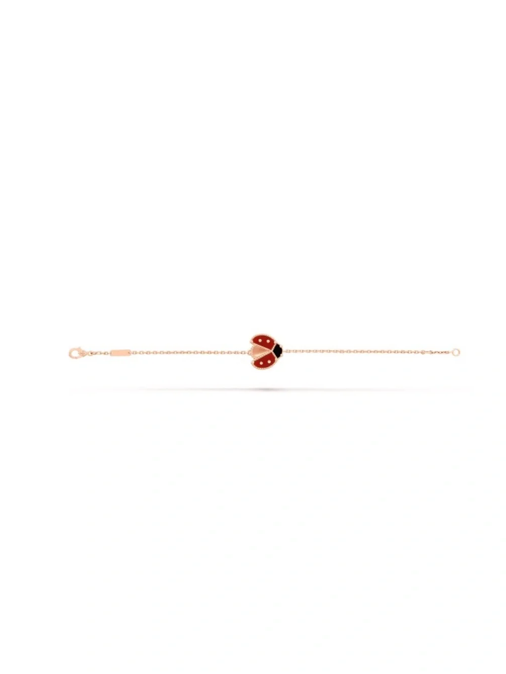 Lucky Spring bracelet, open wings ladybug